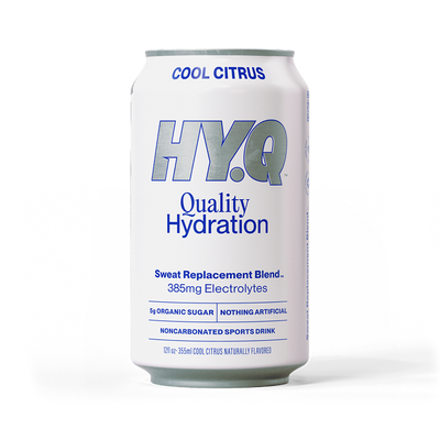 Product shot of HyQ Cool Citrus can with a transparent background